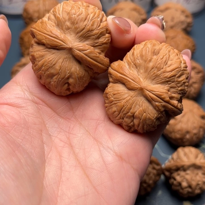 文玩核桃把件42平谷元宝