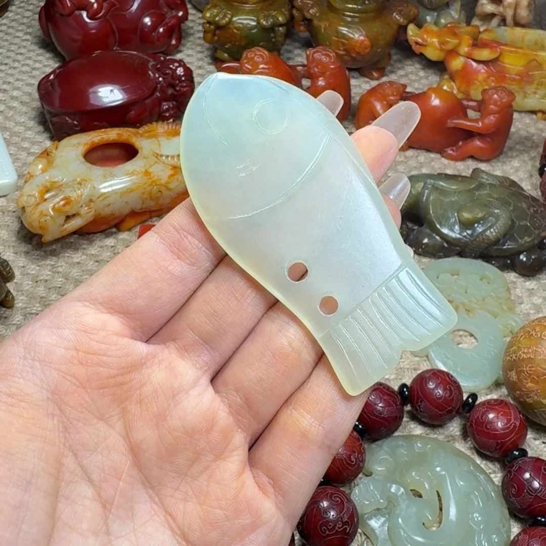 吊坠白玉菩提挂件