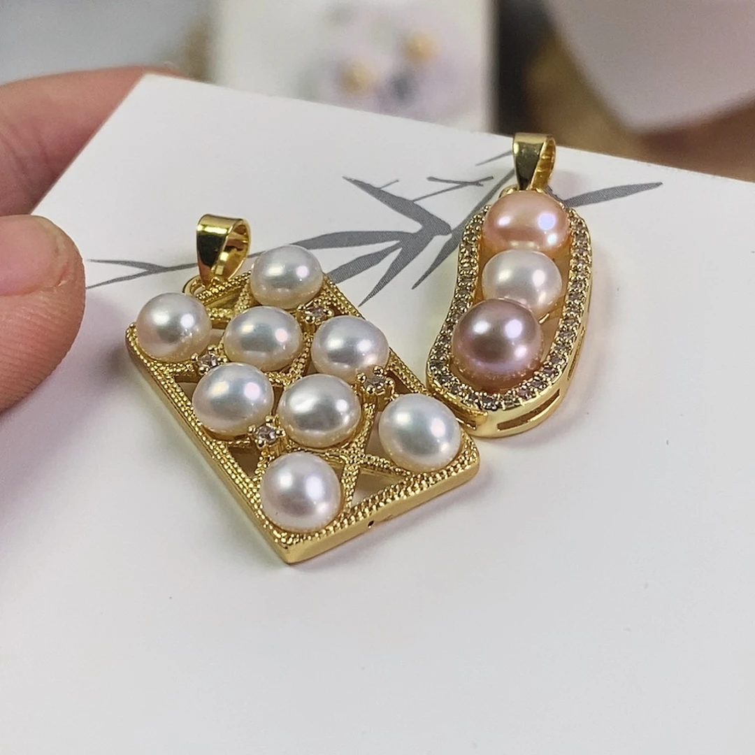 淡水珍珠耳饰未镶嵌