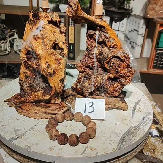 x***b泥塑13北沉香琥珀木天然造型山水