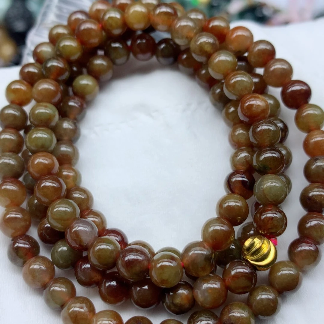 翡翠未镶嵌颈饰手串