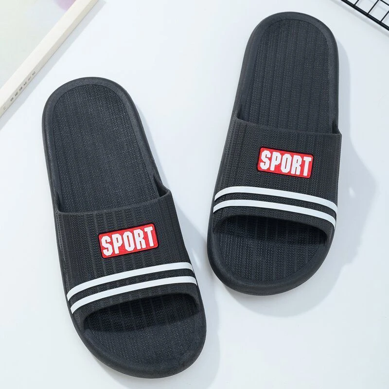 新百伦男士拖鞋冬季外穿厚底新款居家室内浴室洗澡防滑耐磨软底凉