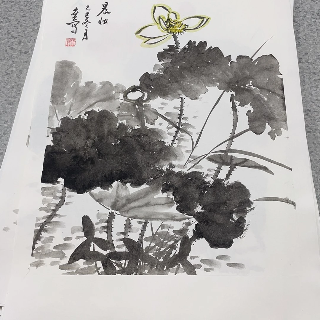 国画1.4平尺国画作品