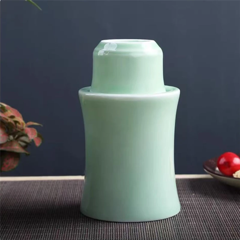 温酒壶家用烫酒老式陶瓷酒具半斤白黄酒温酒器暖酒壶烫酒酒盅