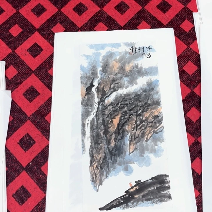 国画用****334/68纯手绘国画作品