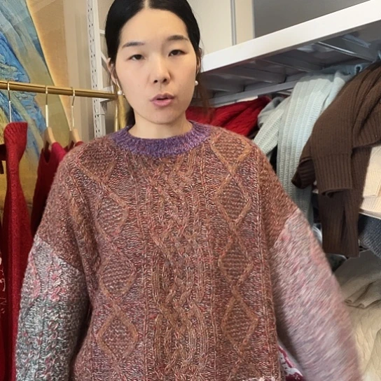 特价花纱加厚款套头衫