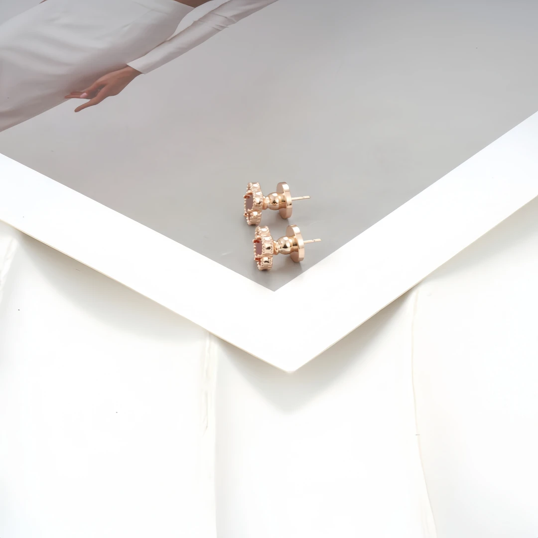 铜合金树脂耳饰 耳环9993