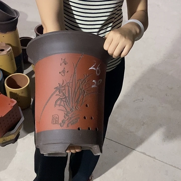 紫砂花盆紫砂花盆