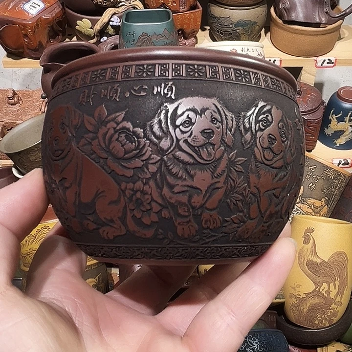 茶杯紫砂宜兴紫砂主人杯