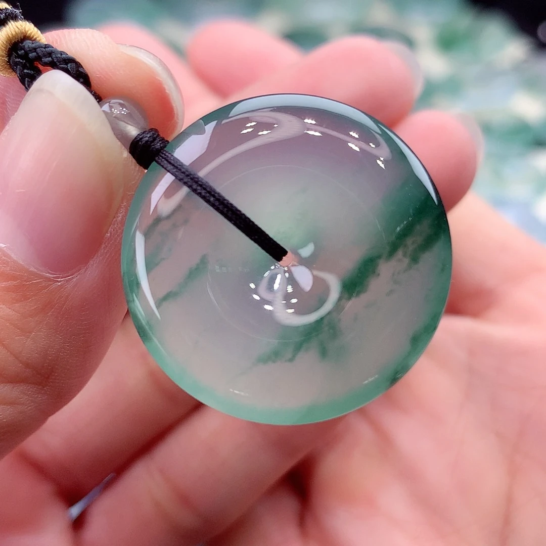 颈饰未镶嵌翡翠编号68尺寸27.7-5.7