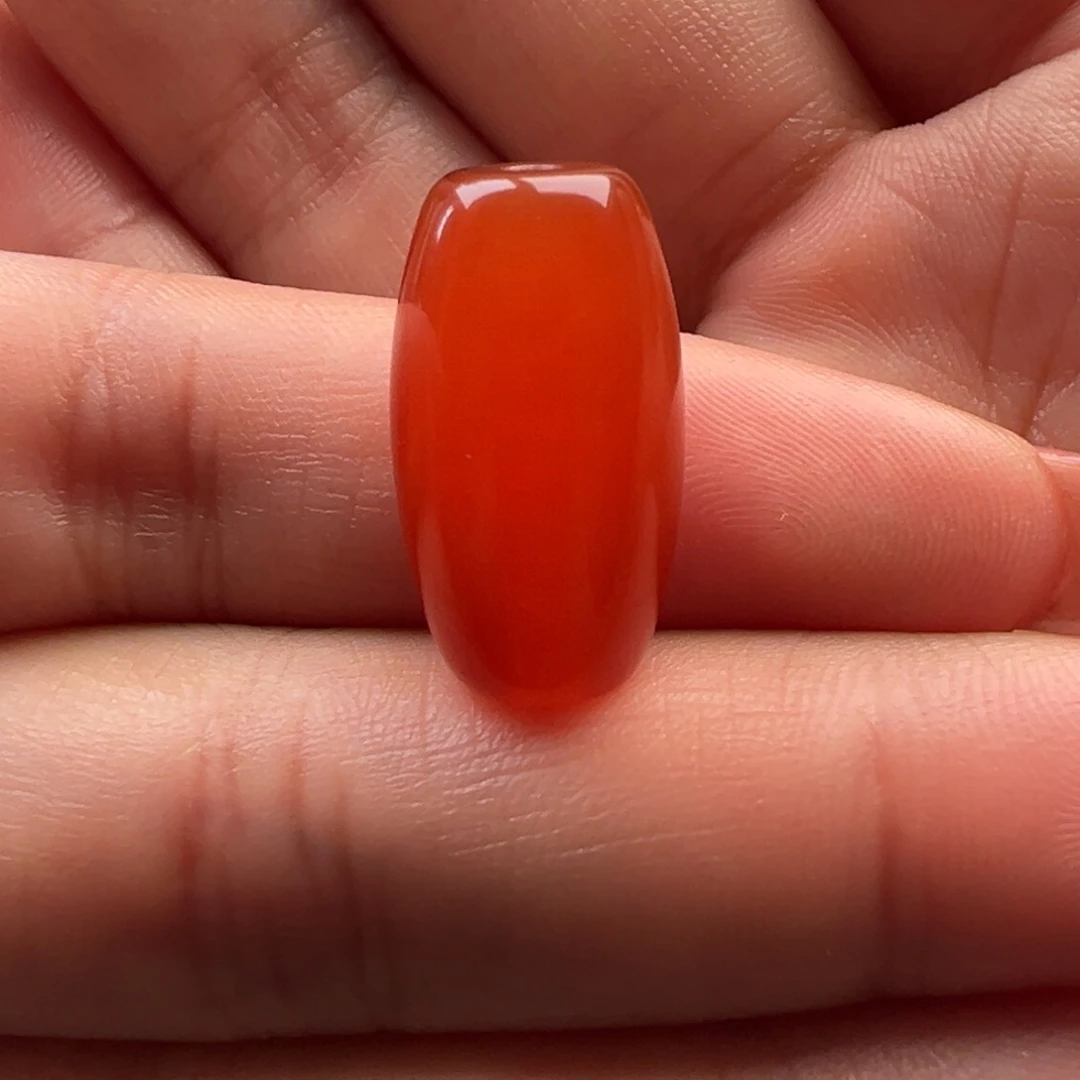 南红玛瑙桶珠11.2，20.4未镶嵌玩**弟