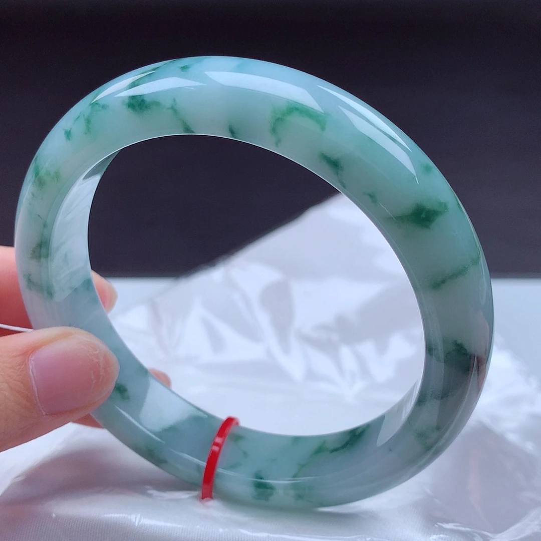 翡翠未镶嵌手镯60-61手镯001708