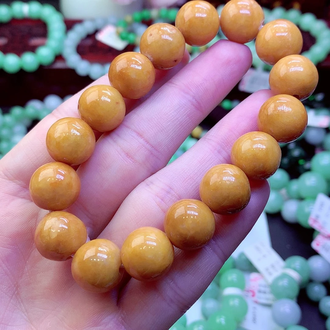 翡翠未镶嵌毛衣链