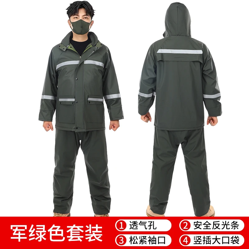 分体雨衣全身防暴雨防渗漏成人防水户外钓鱼外卖骑行透气耐用防刮