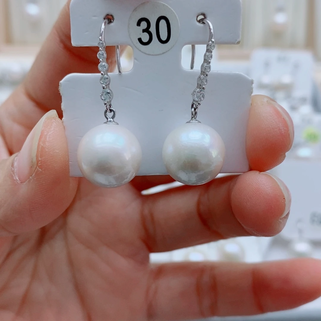 颈饰银S925镶嵌淡水珍珠