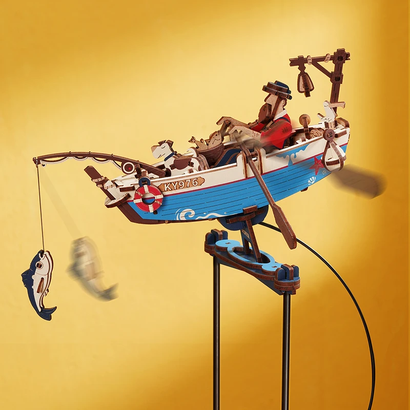 若客重力摇摆diy手工积木拼装生日礼物创意礼品男孩摆件拼图玩具