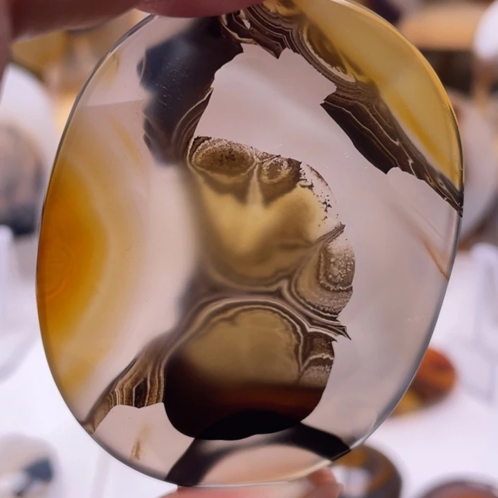 玛瑙/玉髓未镶嵌吊坠(不含链)