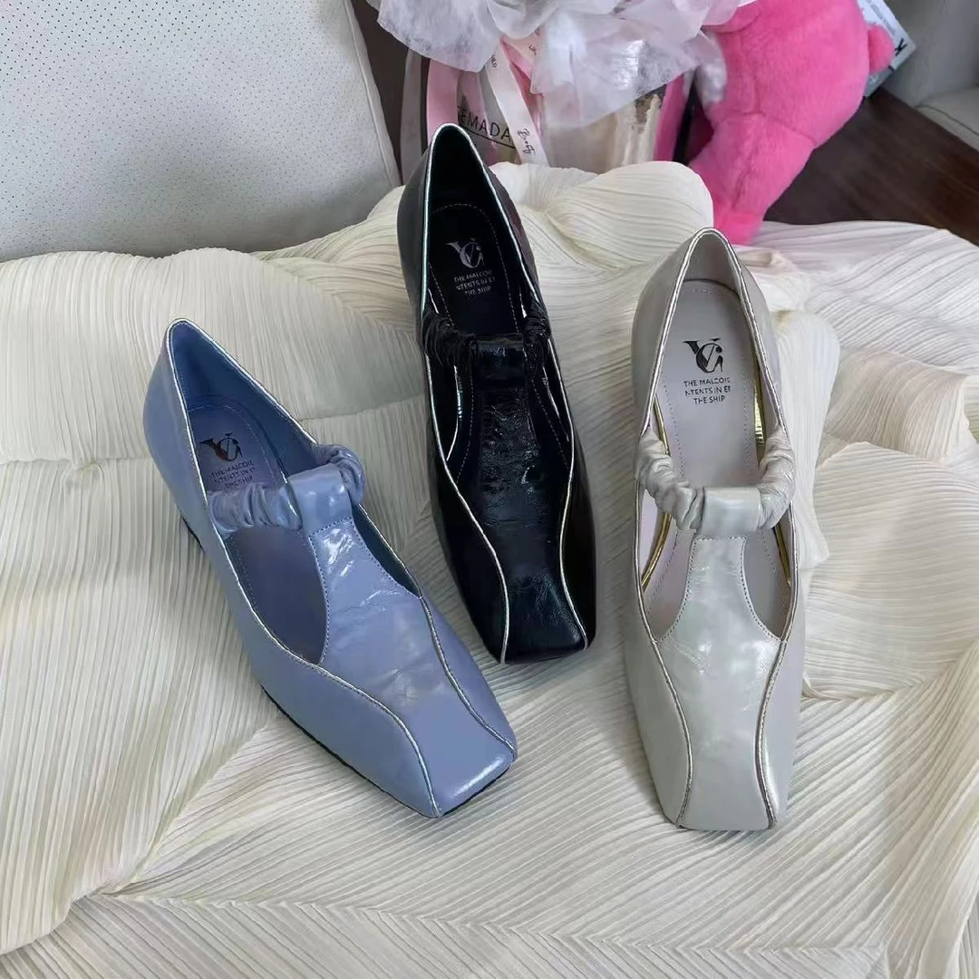 5公分内外真皮羊皮女鞋单鞋欧若风明星同款高跟女时尚百搭金典鞋