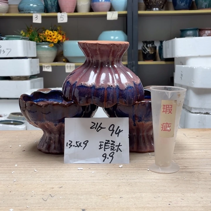 紫砂花盆多肉花盆微瑕94