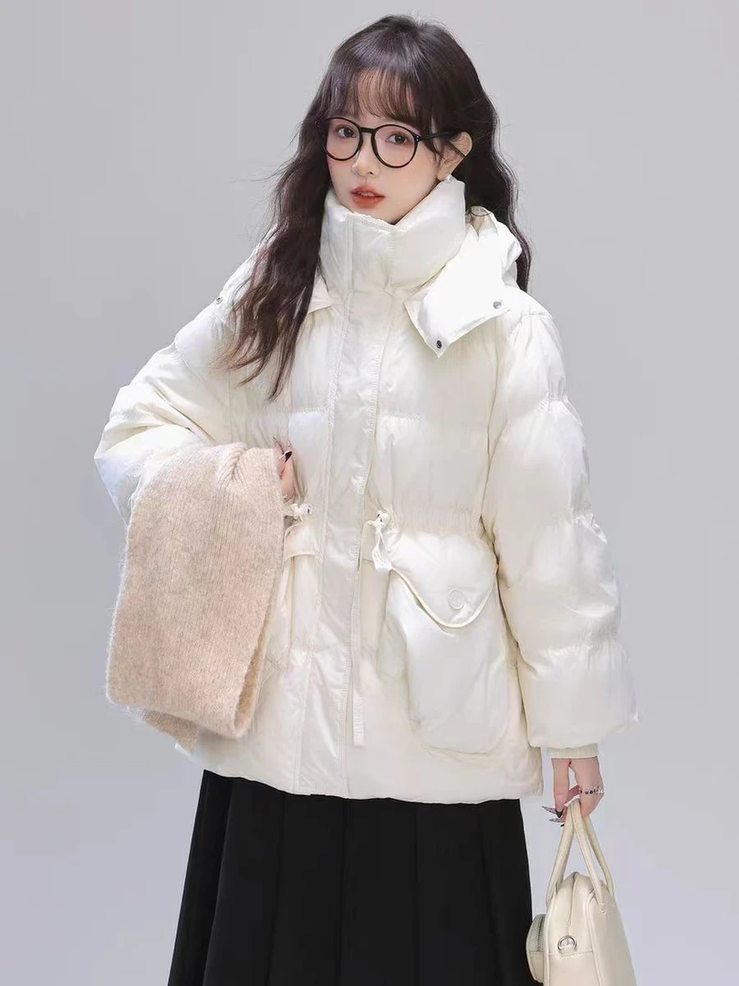 【903】外套2024冬季新款设计感手套口袋款式