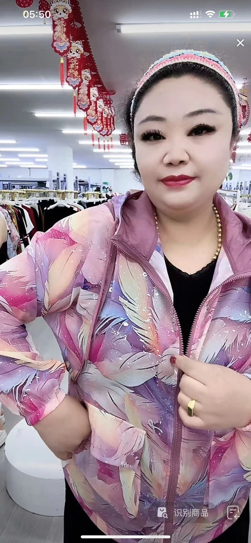 法式连帽开衫防晒服外套C25-2 -A119