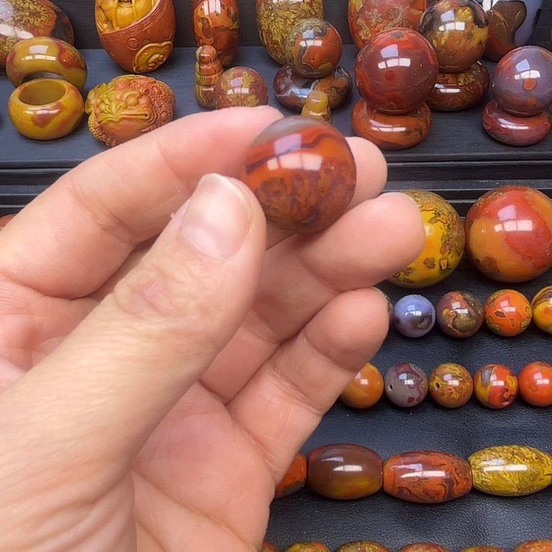 玛瑙/玉髓合金颈饰