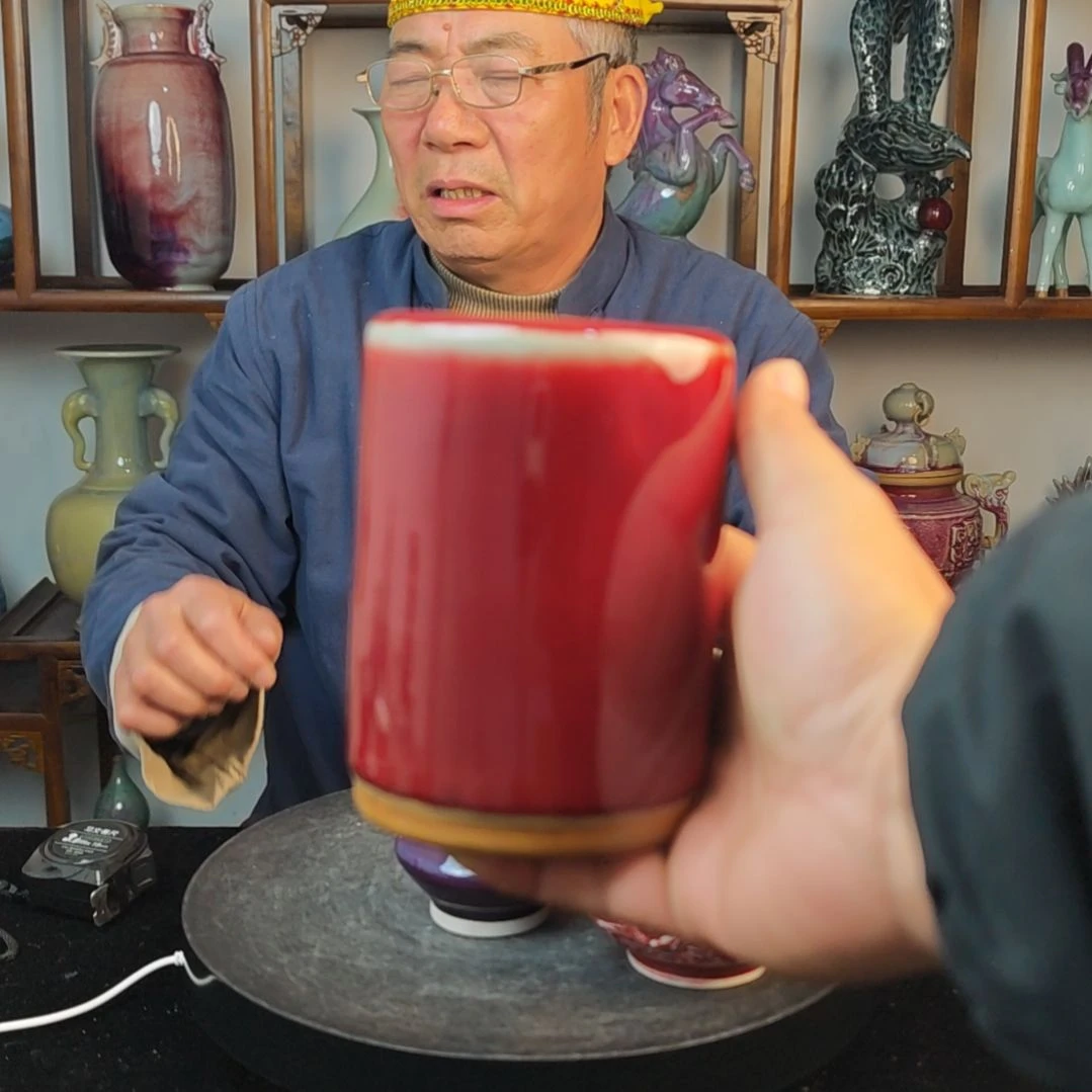 摆件钧瓷摆件神后镇钧瓷摆件