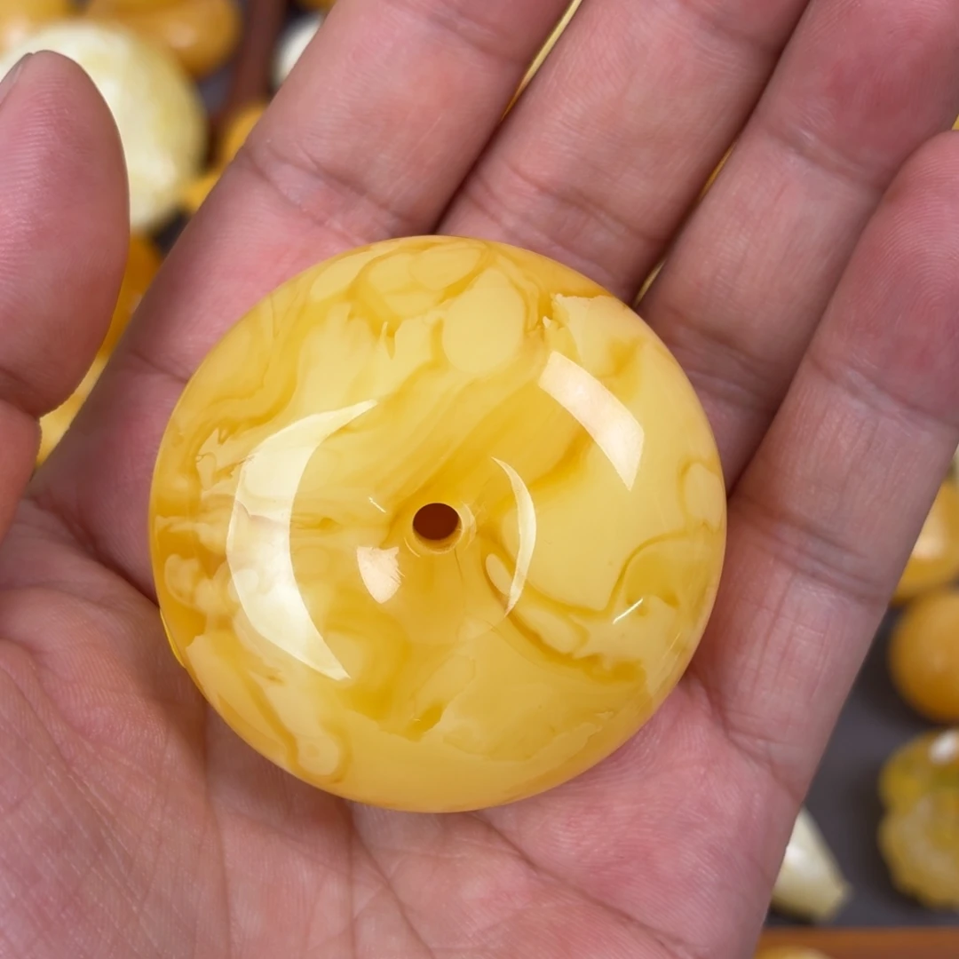 蜜蜡未镶嵌吊坠(不含链)