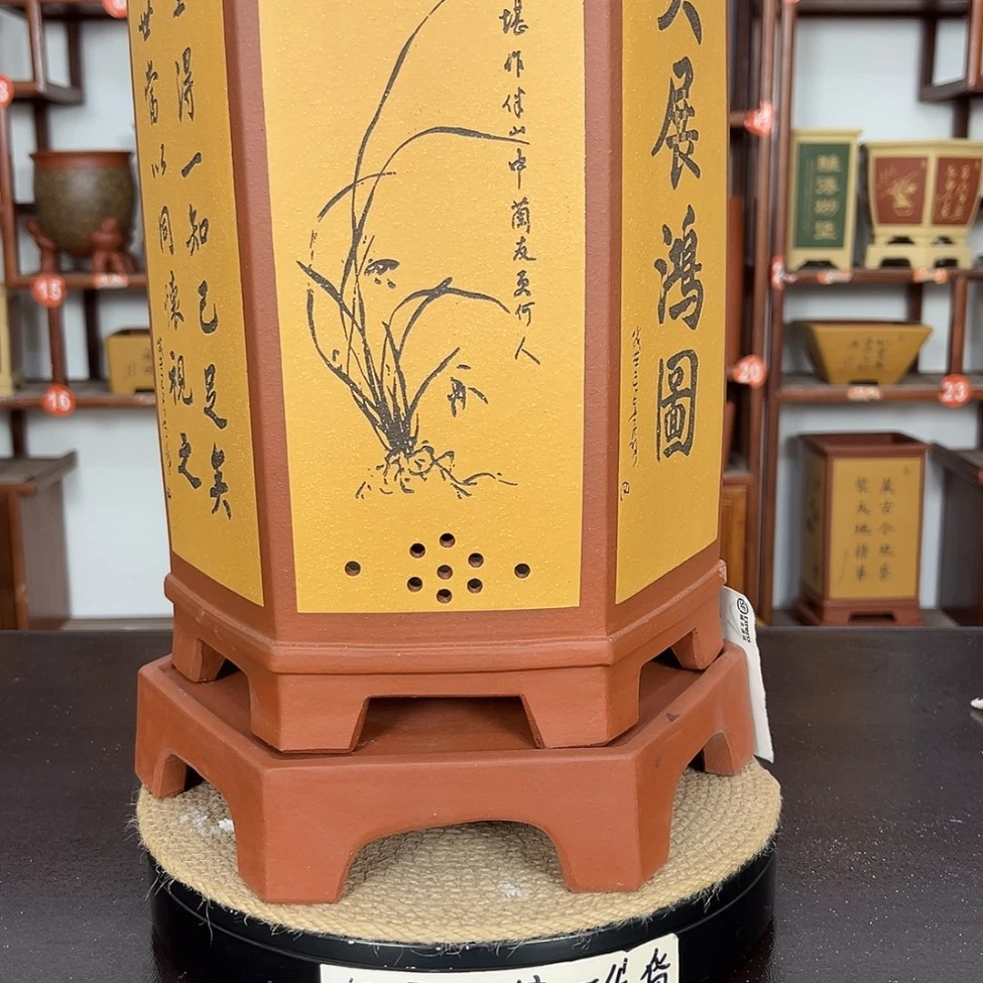 紫砂花盆紫砂花盆