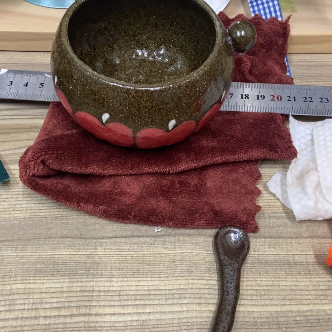 陶瓷青*手捏咖啡杯