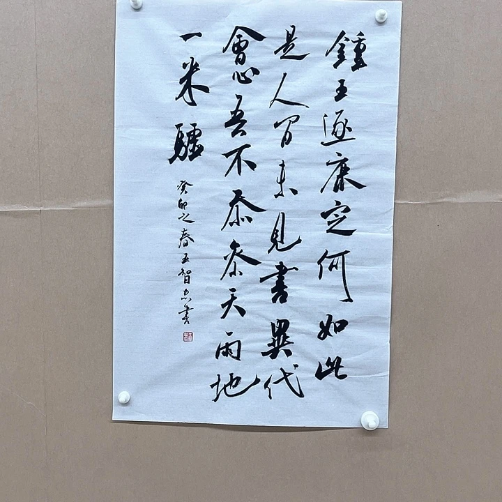 书法王智忠45*68㎝山西吕梁  十三届