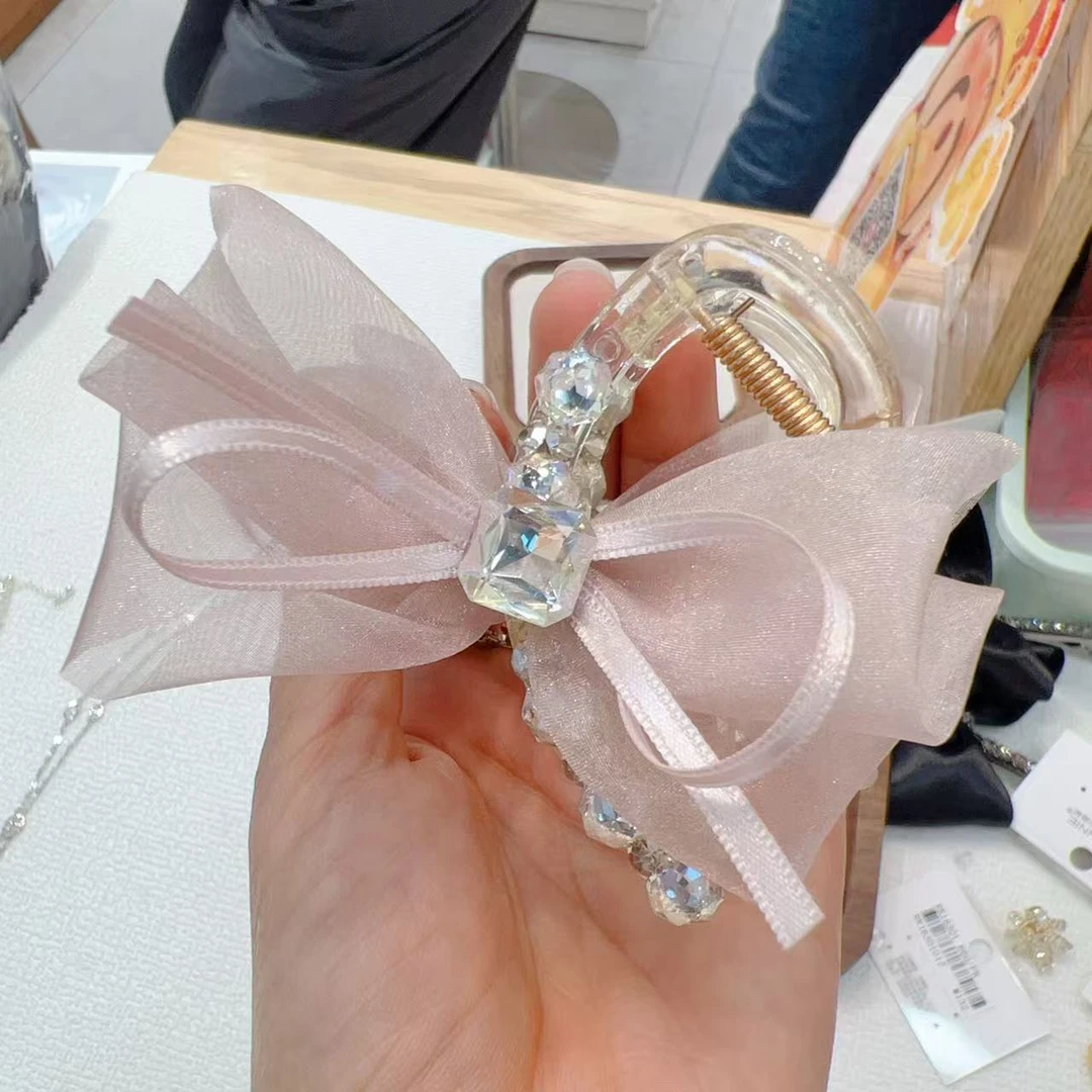 不点推荐新款蝴蝶结抓夹