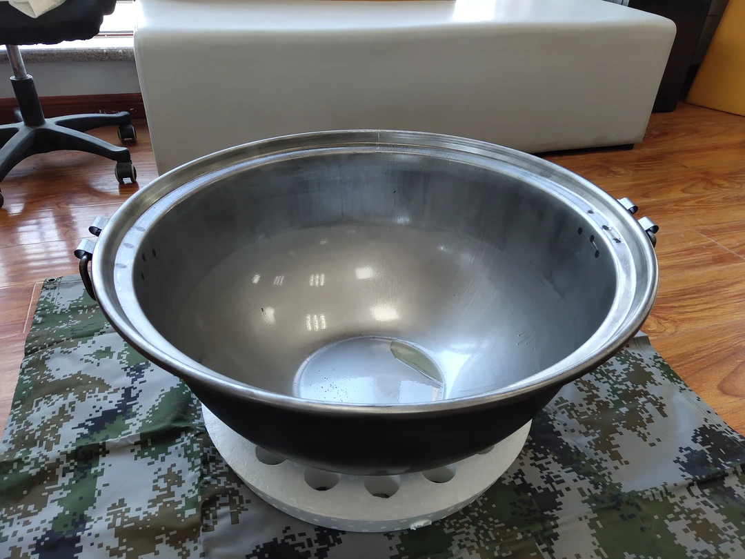 给养单元铁锅45L炒菜大锅野外野营炊具