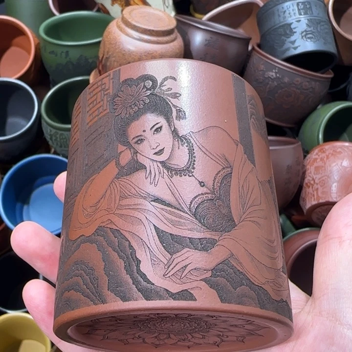 茶杯紫砂全手工紫砂