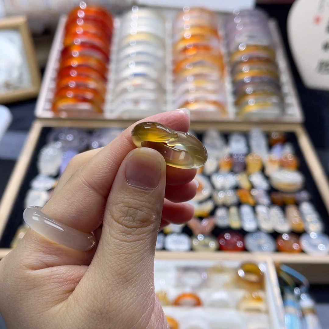 玛瑙/玉髓未镶嵌戒指