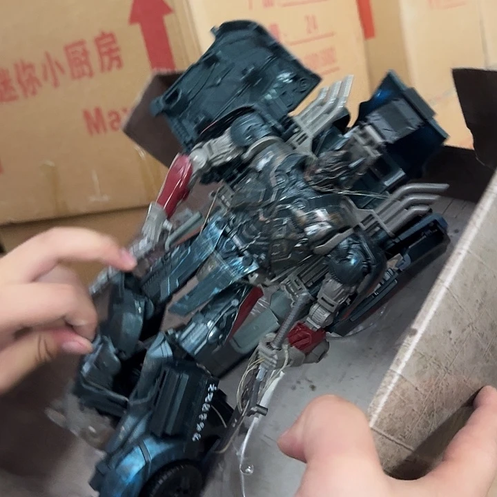 路霸擎天柱大变形玩具 拆包装发货