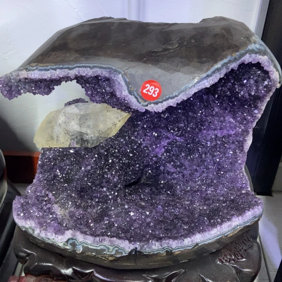 紫晶未镶嵌大型摆件（非配饰）琪