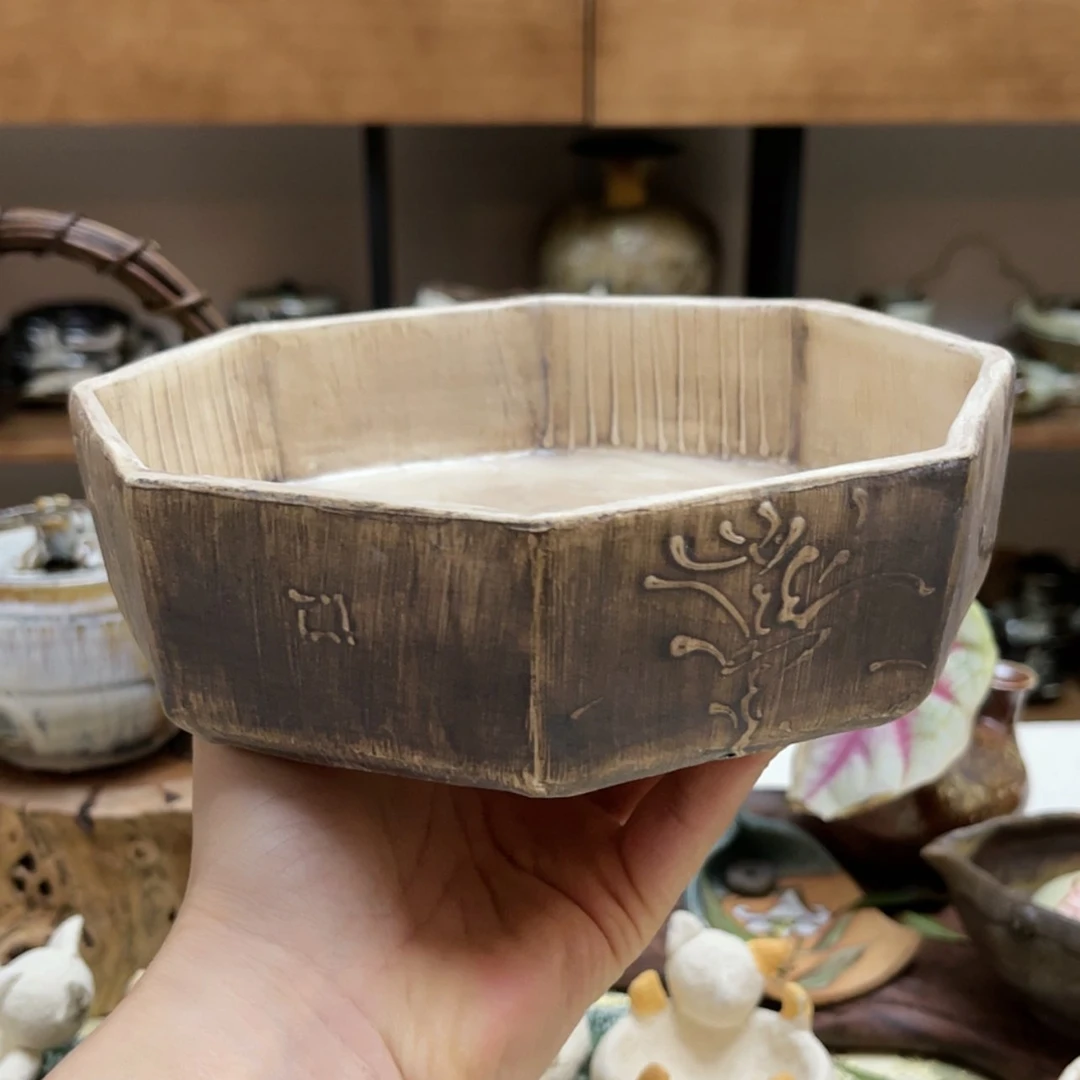 【闪购商品】瓷片钵好看好看好看好看