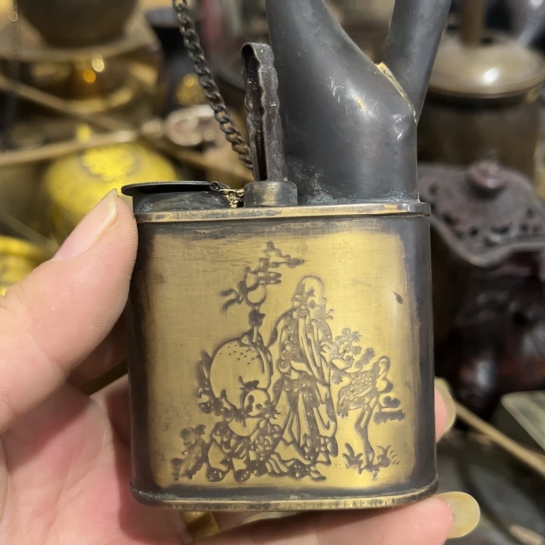 用***9闪电购铜摆件工艺品