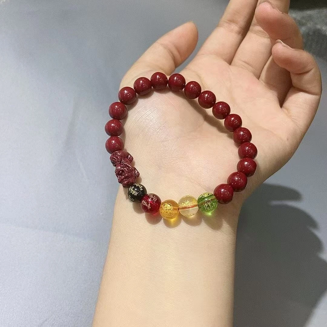 精品HS0023五路财神朱砂