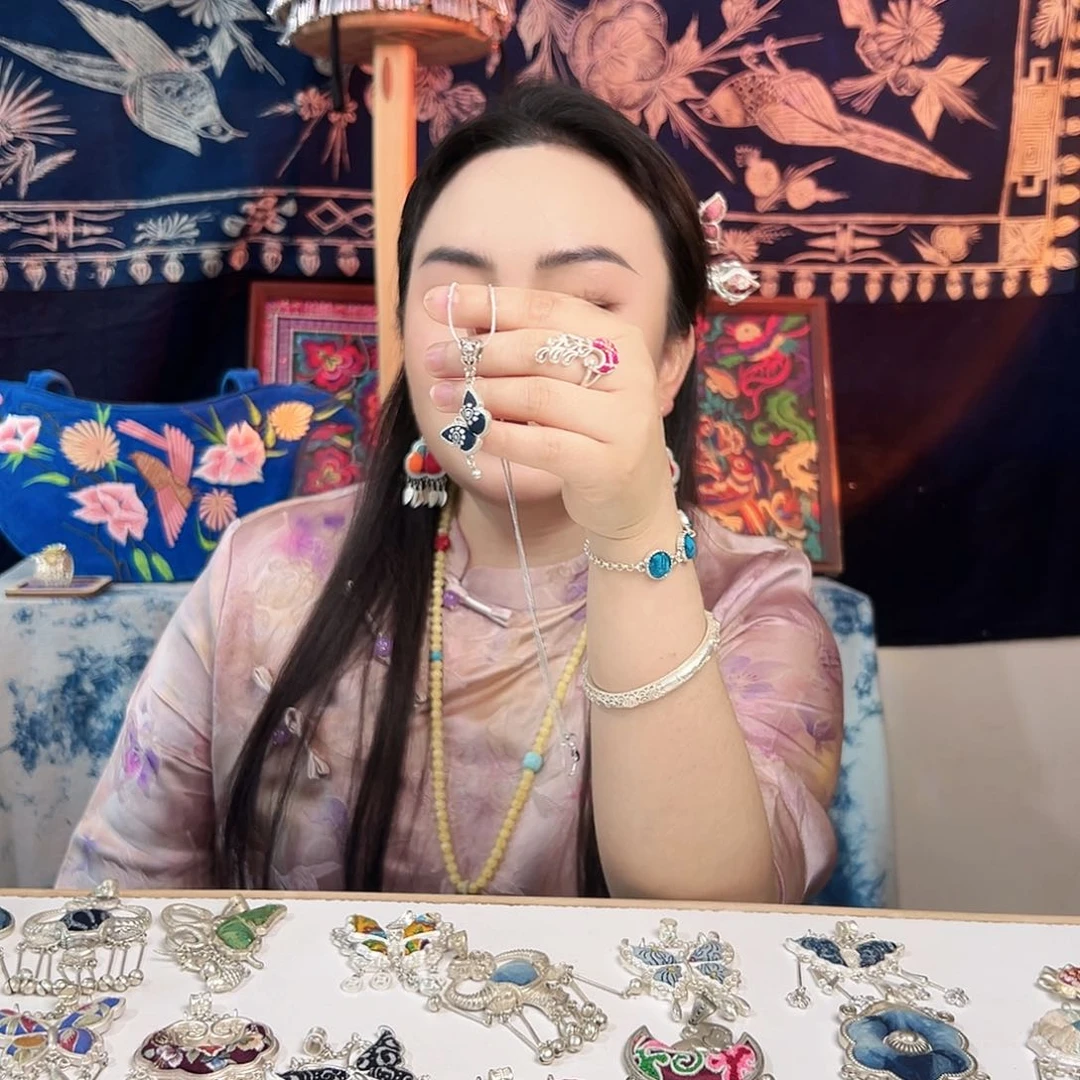 刺绣民族风新中式小吊坠