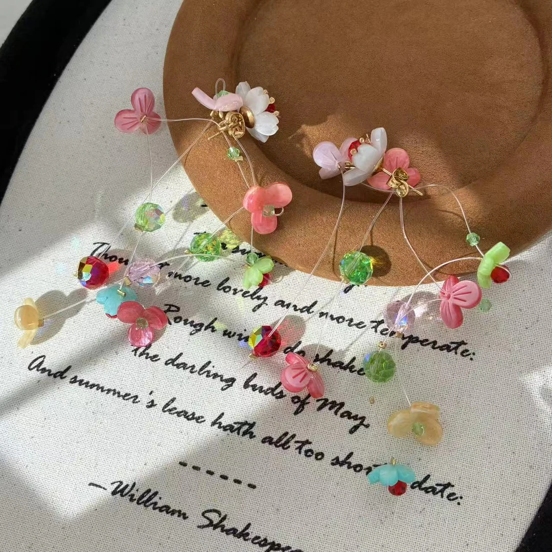 铜合金仿水晶耳饰 【夏日缤纷果】远远（YY387）