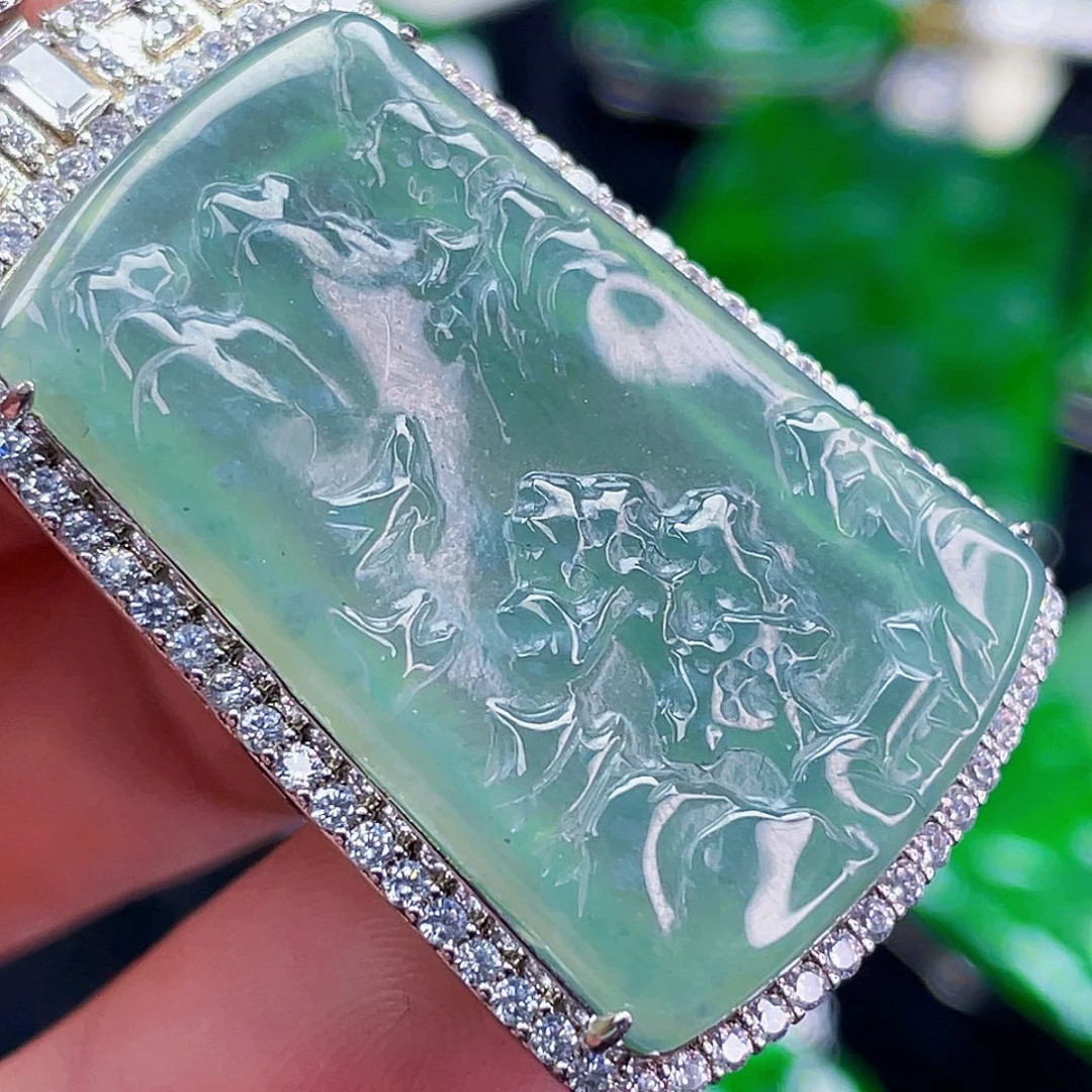 颈饰未镶嵌翡翠1，