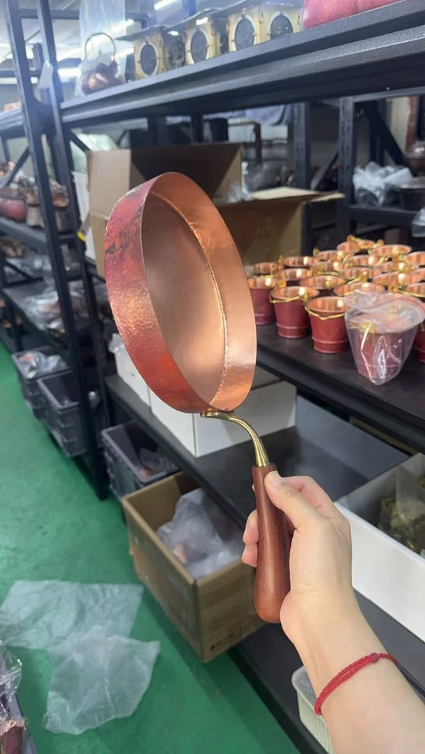 【微瑕】紫溪堂|手工重工制作20cm平底煎锅