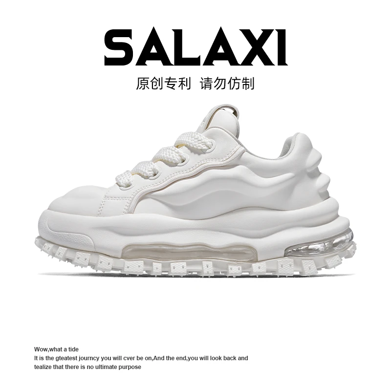 SALAXI【情侣款】春夏潮牌欧货时尚简约百搭厚底气垫休闲老爹鞋子
