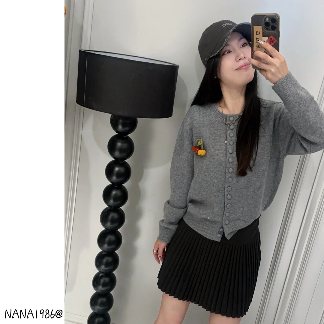 NANA家【南瓜】长袖针织毛衣@ 25190