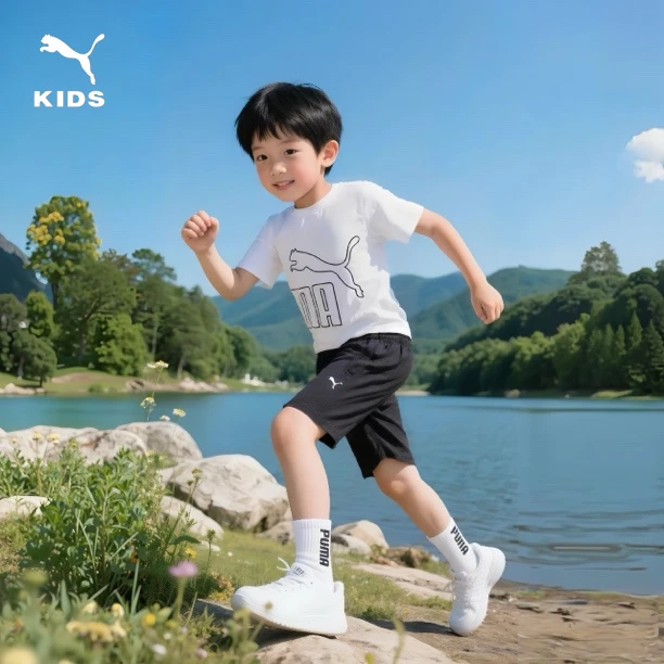 【儿童旗舰】PUMA彪马2025年款衣服儿童夏天新款速干装353224119202