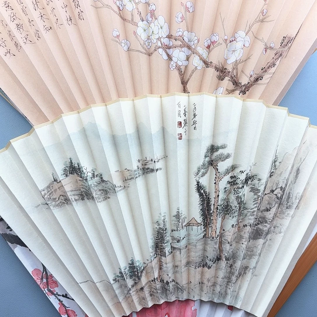 ****鬼扇子95寸16方2.0排扣扇面