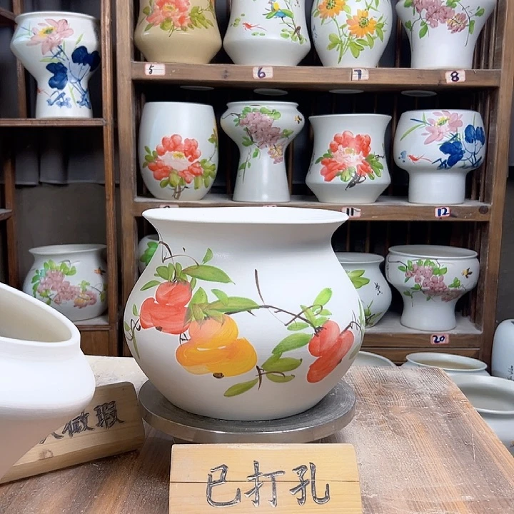 摆件钱袋子四字新款新款陶瓷