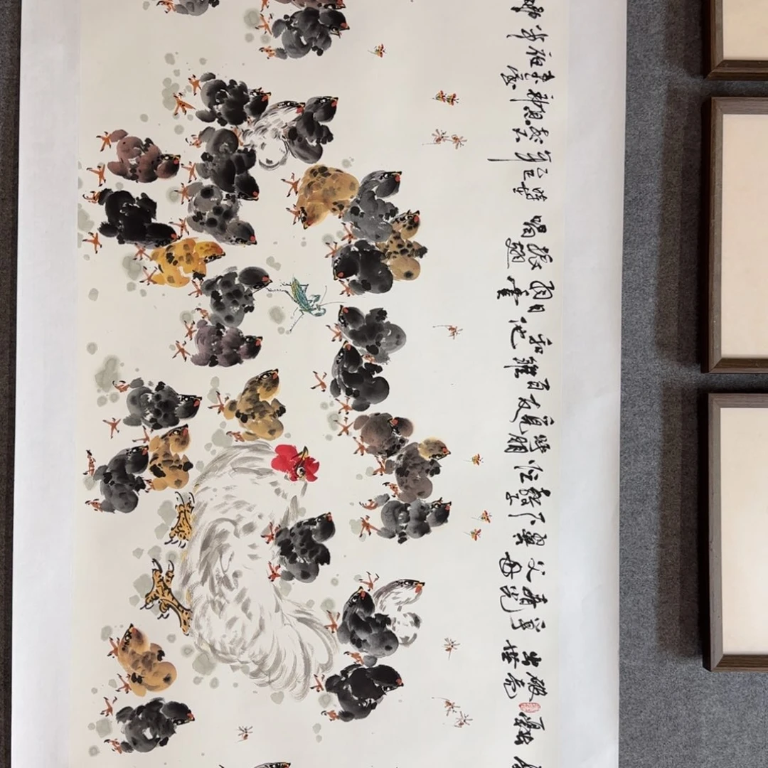 国画老*?娄鹏老师手绘作品